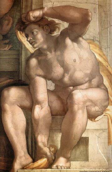 Michelangelo Buonarroti Ignudo china oil painting image